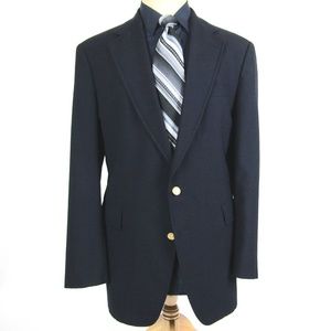 Evan-Picone 44L Gold Buttons Blazer Sport Coat